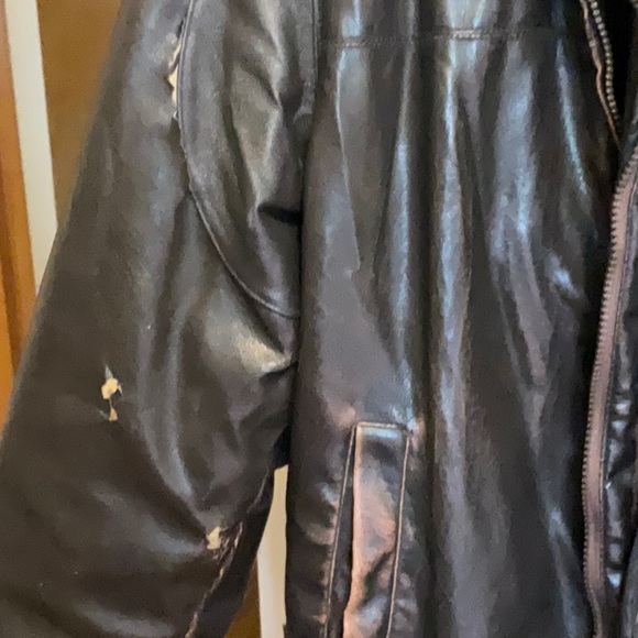 Men's Brown Leather Jacket - Picture 10 of 10